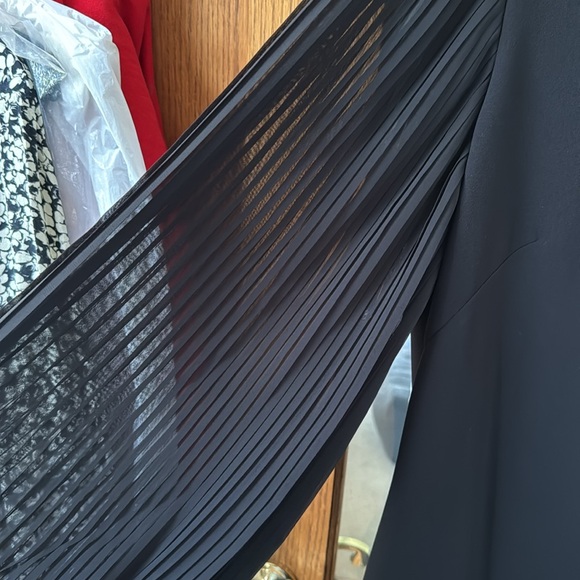 White House Black Market dress with sheer sleeves sz 10 - Picture 3 of 5